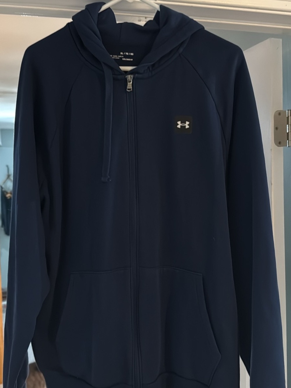 Under Armour Navy Blue Full-Zip Hoodie